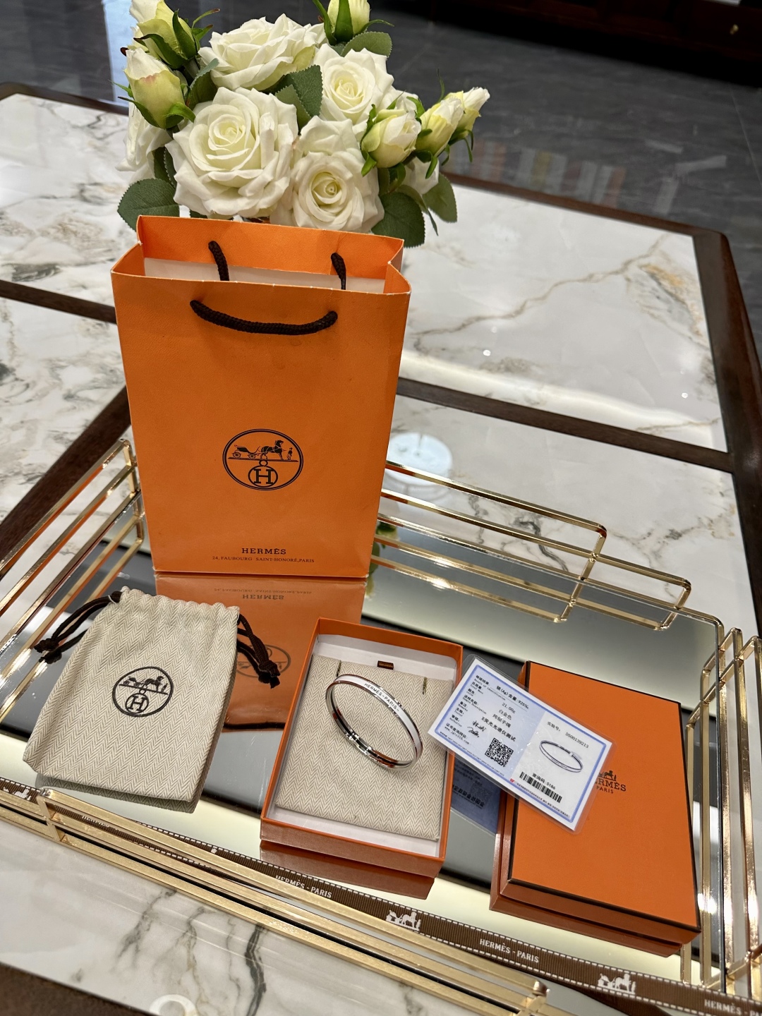 HERMES jewelry model 50